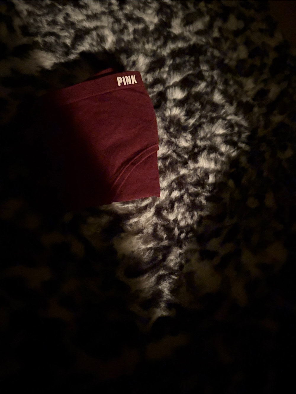 PINK Victoria's Secret Maroon panties